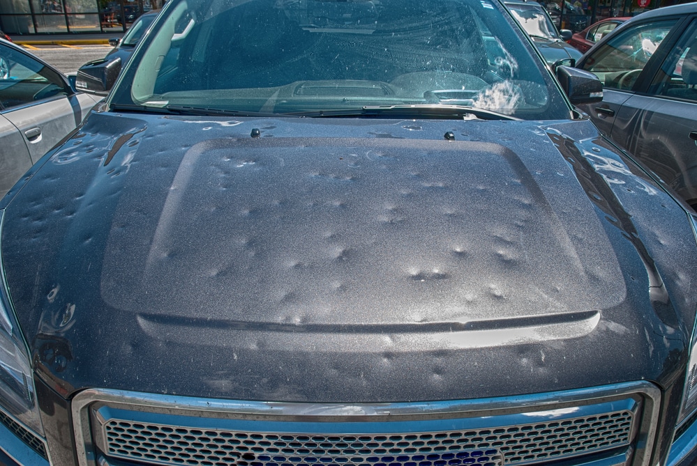 Hail Damage Car